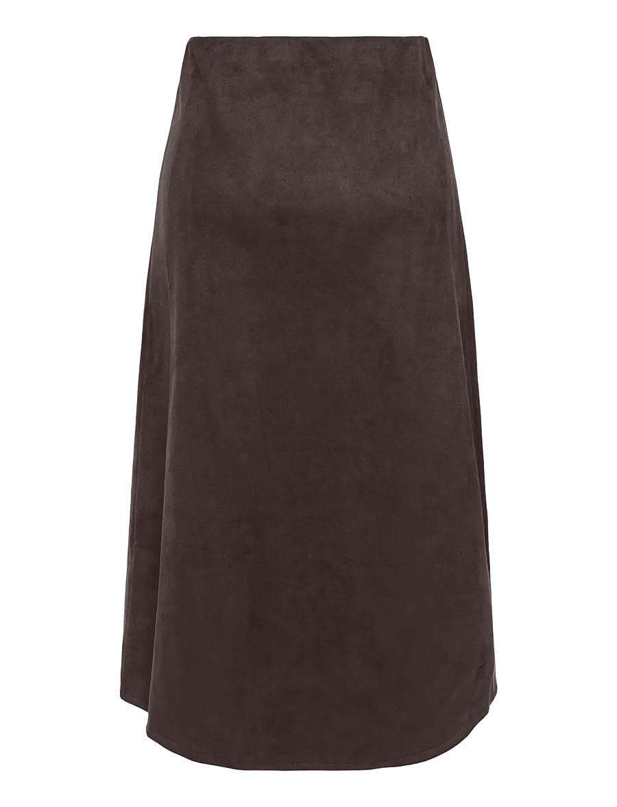ONLY - ONLDIANE FAUX SUEDE SKIRT CC OTW - midi-röcke - coffee bean - 2