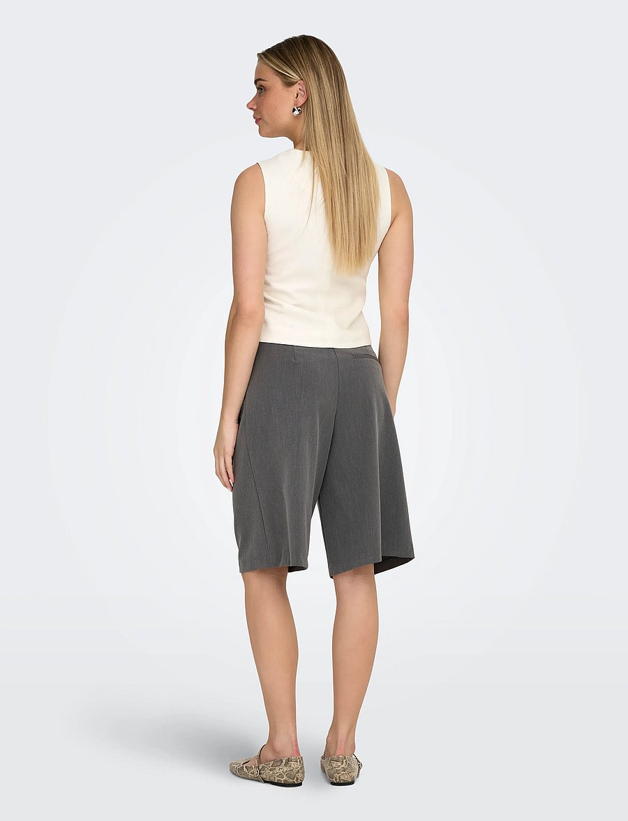 ONLY - ONLNALINA MW BERMUDA SHORTS TLR - medium grey melange - 3