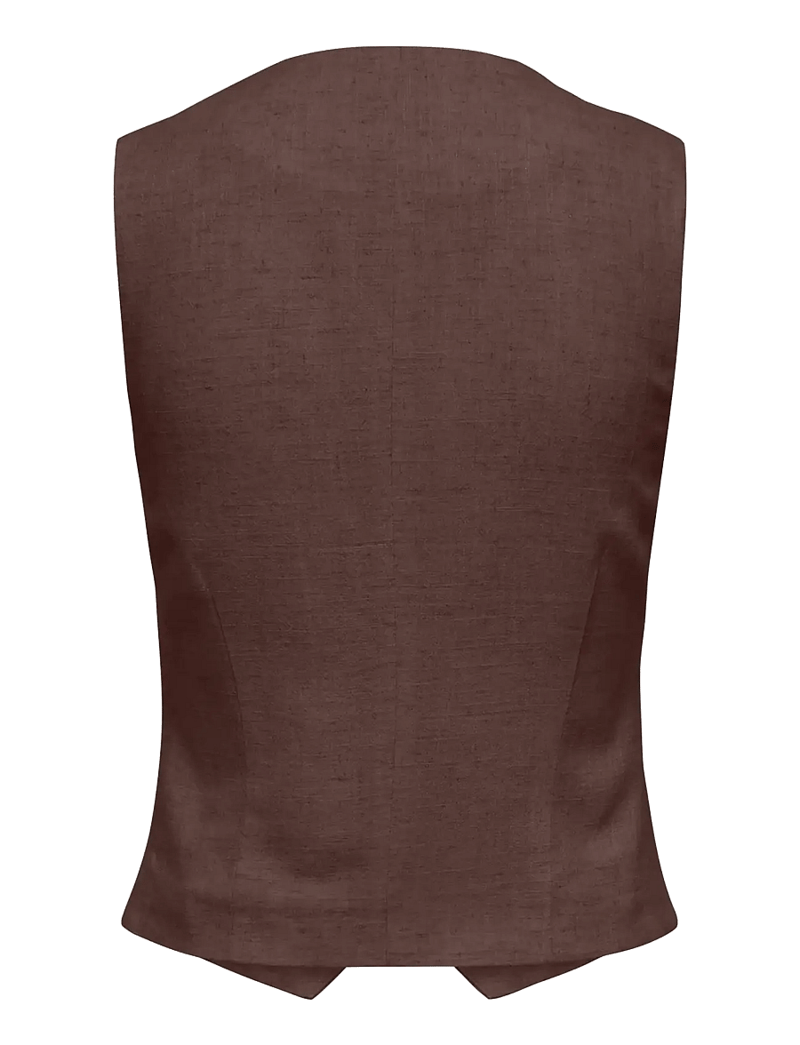 ONLY - ONLSIESTA S/L LINEN BL VEST TLR - veste - shopping bag - 1