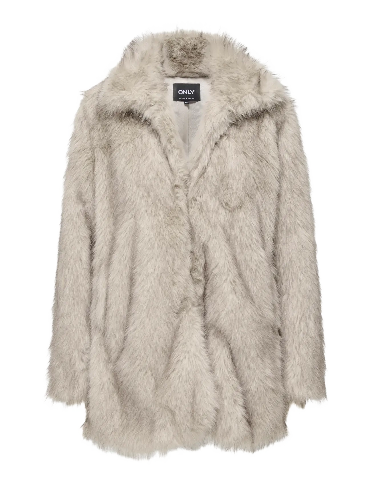 ONLY - ONLDAWN FUR COAT CC OTW - faux fur - satellite - 1