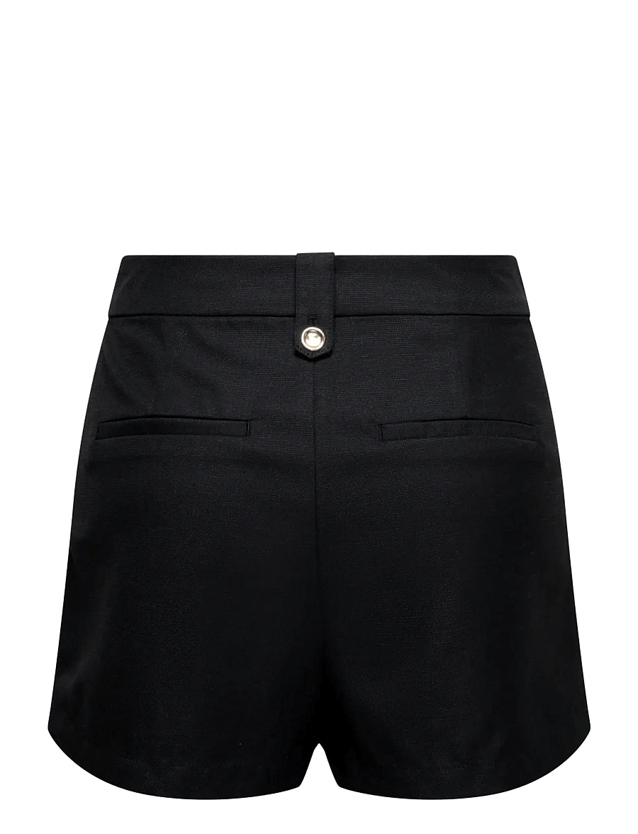 ONLY - ONLBAIA HW LINEN BL SHORTS TLR - lühikesed vabaajapüksid - black - 2