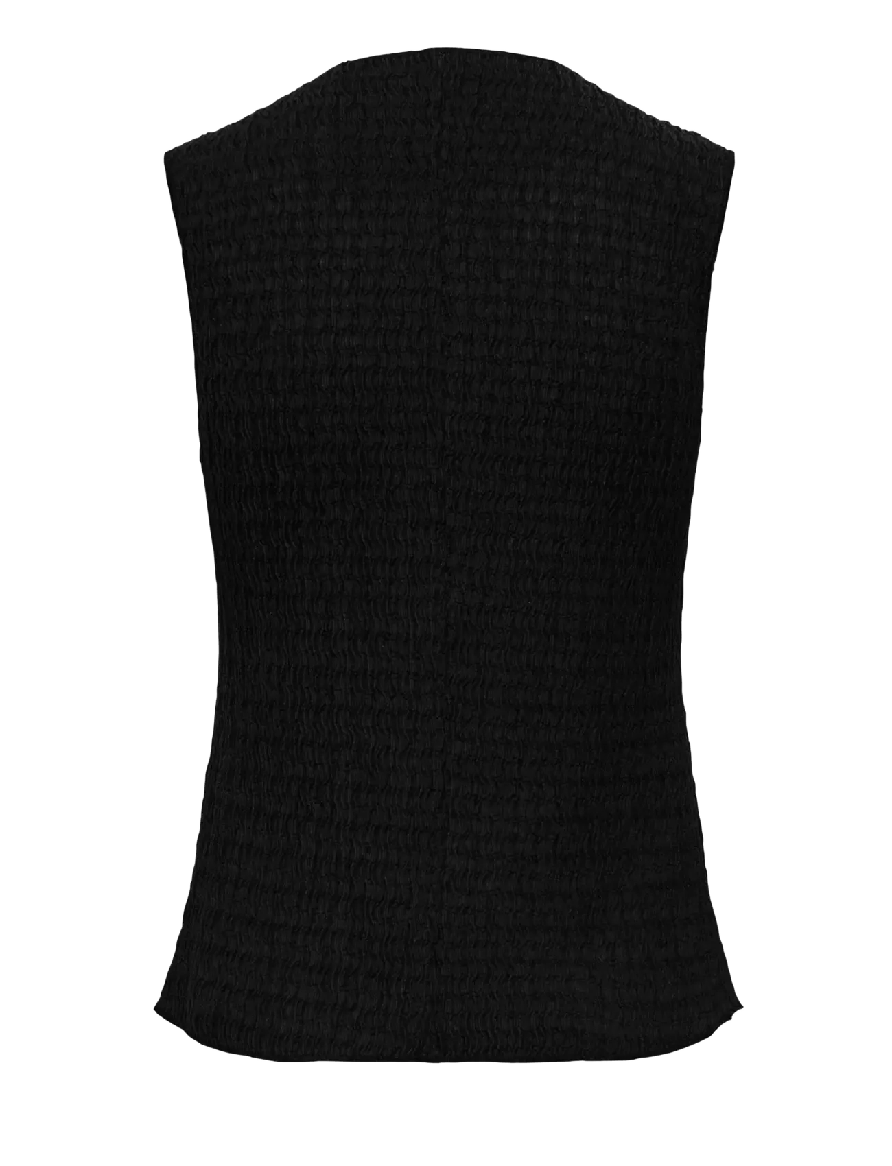 ONLY - ONLILSE S/L STRUCTURE VEST JRS NOOS - gestrickte westen - black - 2
