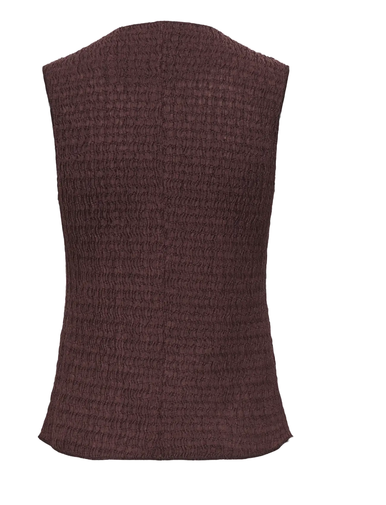 ONLY - ONLILSE S/L STRUCTURE VEST JRS NOOS - kootud vestid - deep mahogany - 2
