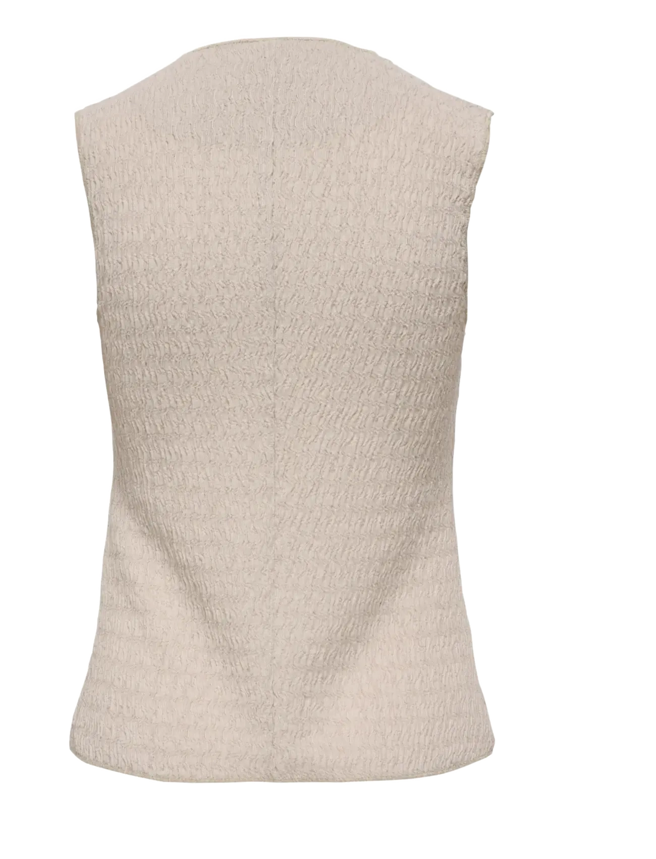ONLY - ONLILSE S/L STRUCTURE VEST JRS NOOS - gestrickte westen - silver lining - 2