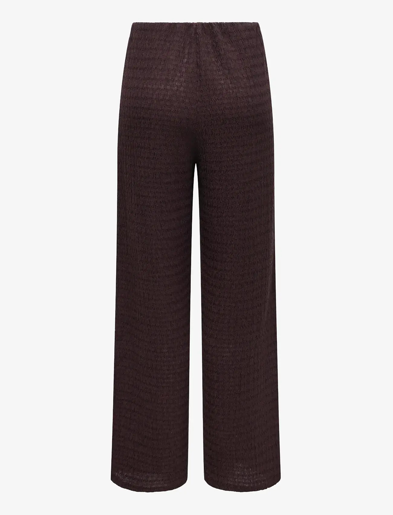 ONLY - ONLILSE PANT STRUCTURE JRS NOOS - hosen mit weitem bein - deep mahogany - 2