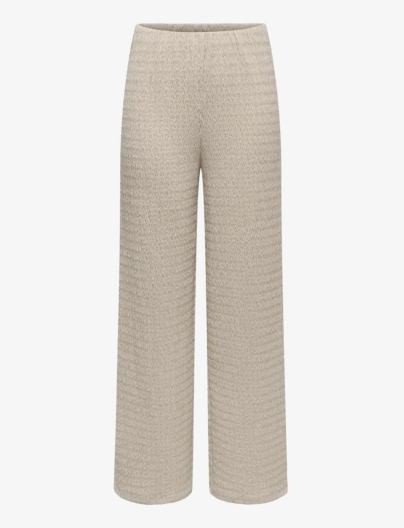 ONLY - ONLILSE PANT STRUCTURE JRS NOOS - bukser med brede ben - silver lining - 1