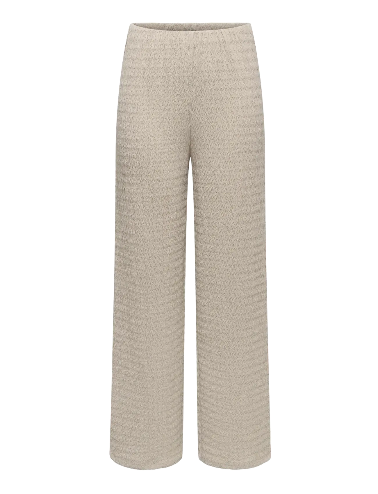 ONLY ONLILSE PANT STRUCTURE JRS NOOS - Püksid - SILVER LINING / beige