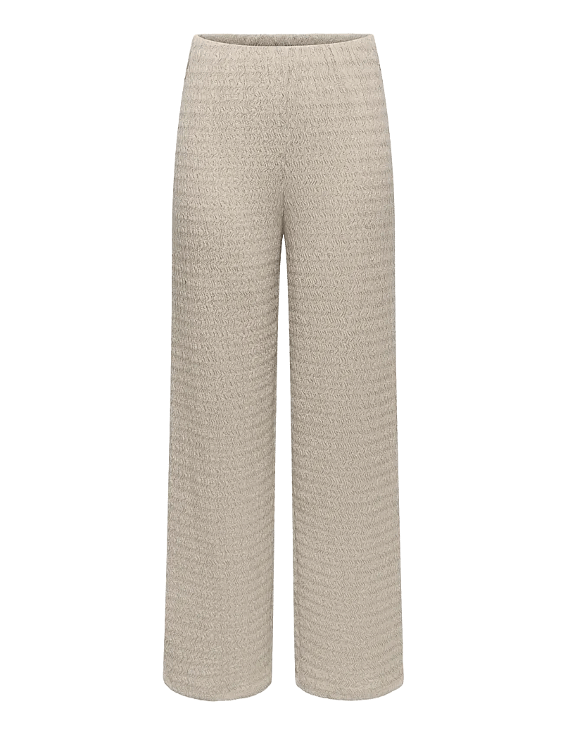 ONLY - ONLILSE PANT STRUCTURE JRS NOOS - hosen mit weitem bein - silver lining - 1