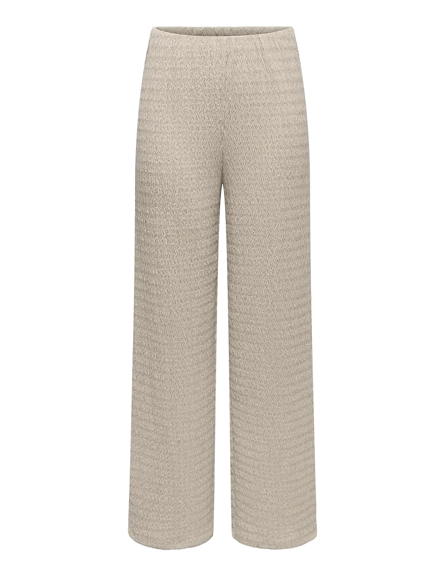 ONLY - ONLILSE PANT STRUCTURE JRS NOOS - hosen mit weitem bein - silver lining - 1