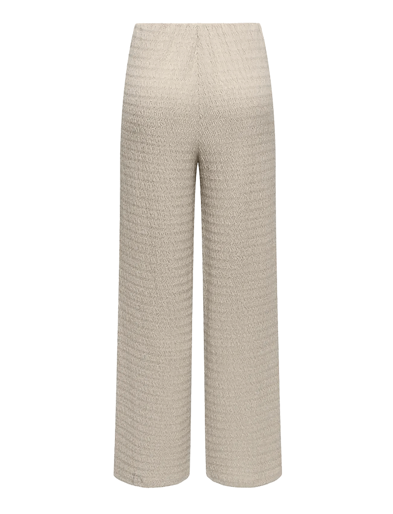 ONLY - ONLILSE PANT STRUCTURE JRS NOOS - hosen mit weitem bein - silver lining - 2