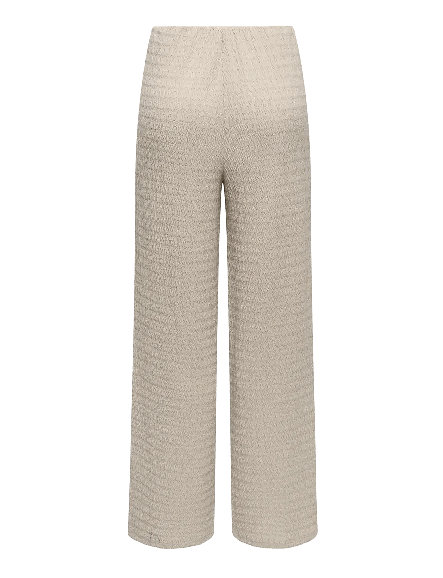 ONLY - ONLILSE PANT STRUCTURE JRS NOOS - hosen mit weitem bein - silver lining - 2