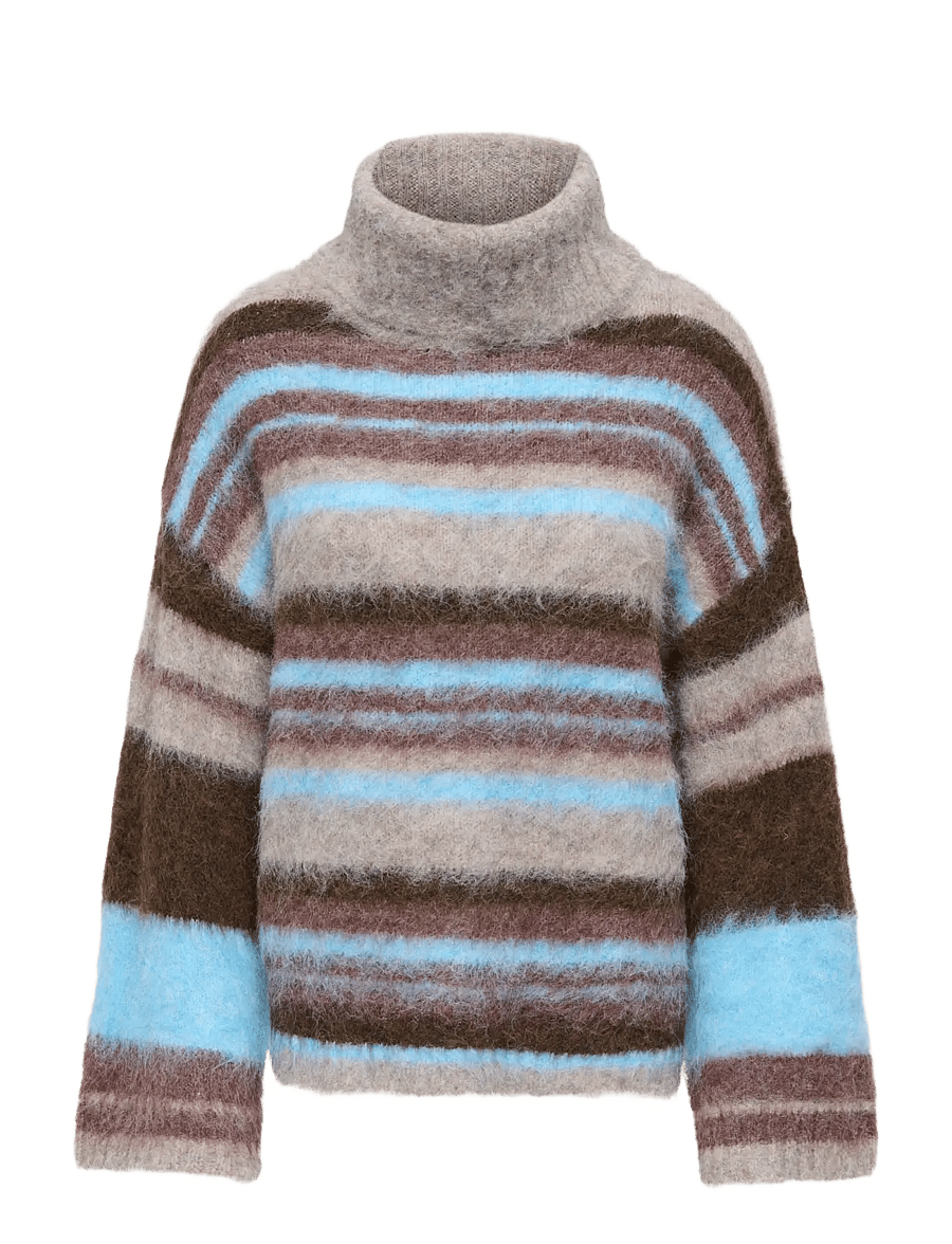 ONLY - ONLPERIL LS ROLLNECK EX KNT - taupe gray - 1