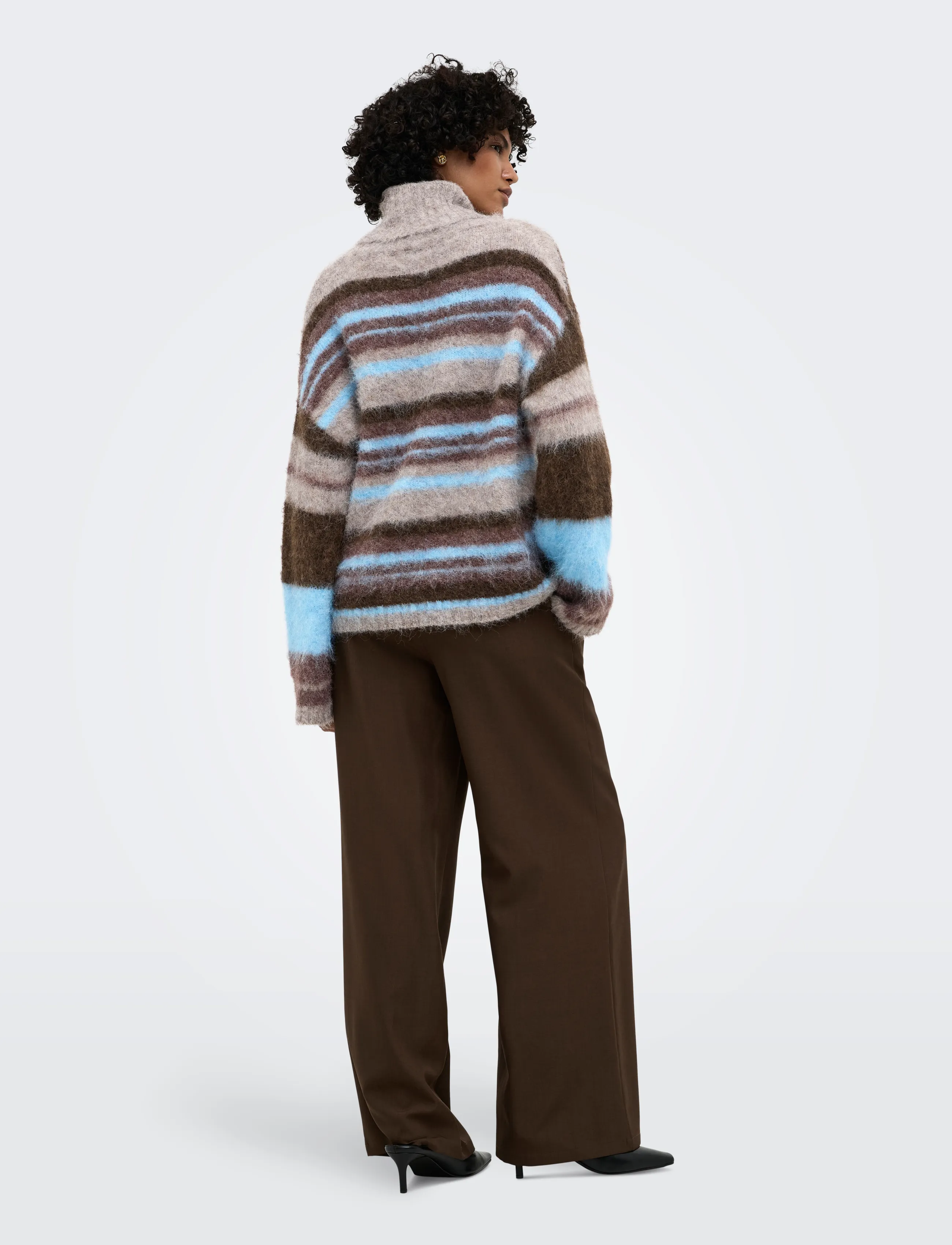 ONLY - ONLPERIL LS ROLLNECK EX KNT - taupe gray - 3