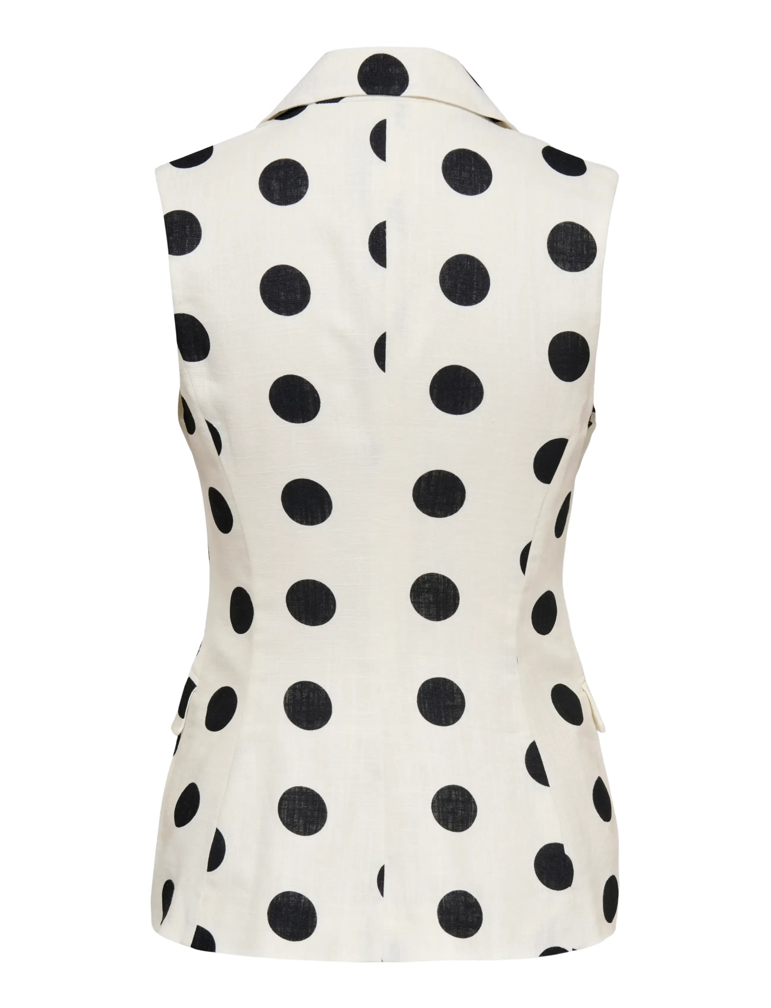 ONLY - ONLVIESTA S/L LINEN BL WAISTCOAT TLR - Ülikonna vestid - cloud dancer - 2