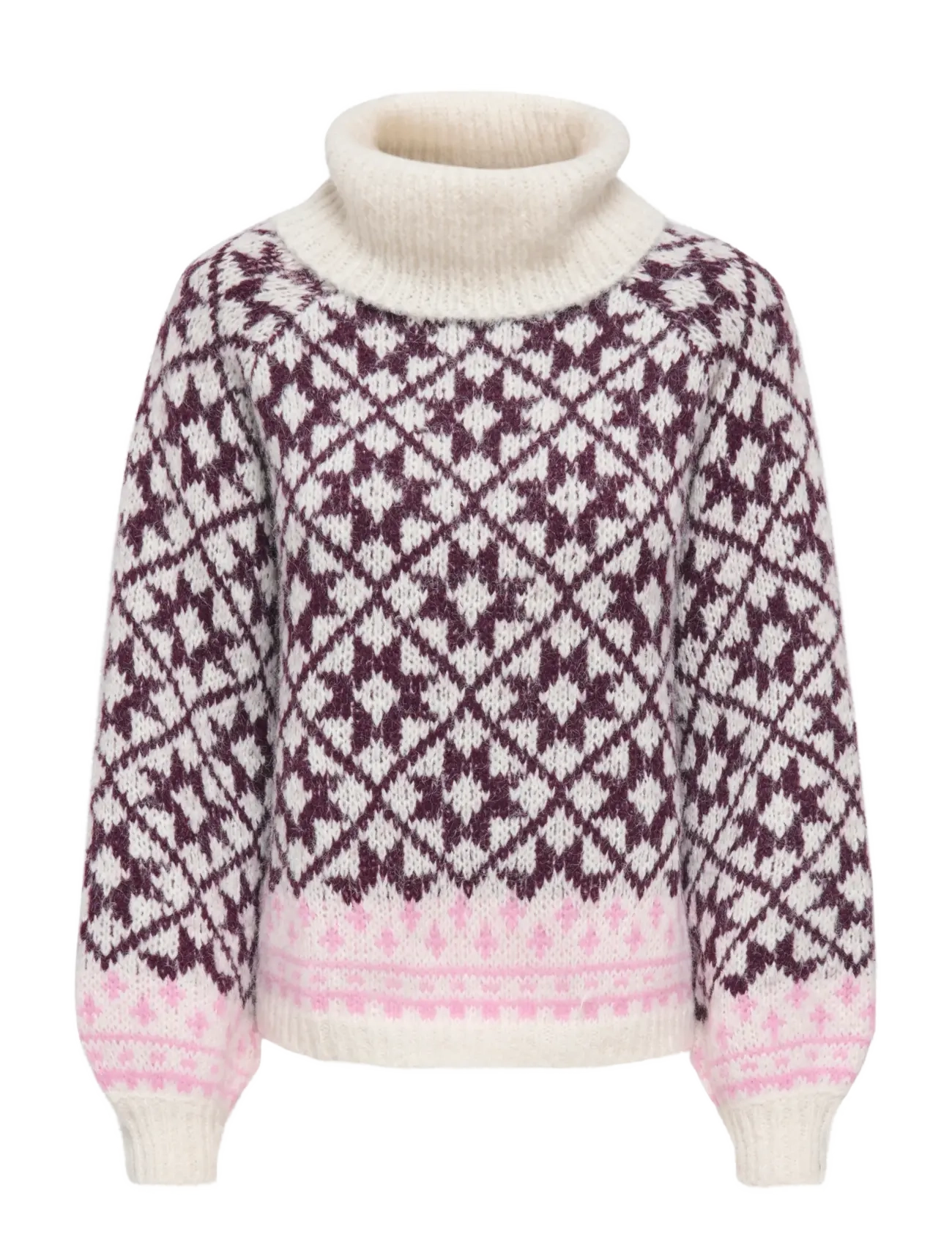 ONLY ONLCARO LS ROLLNECK CC KNT - Polotröjor - BIRCH / cream