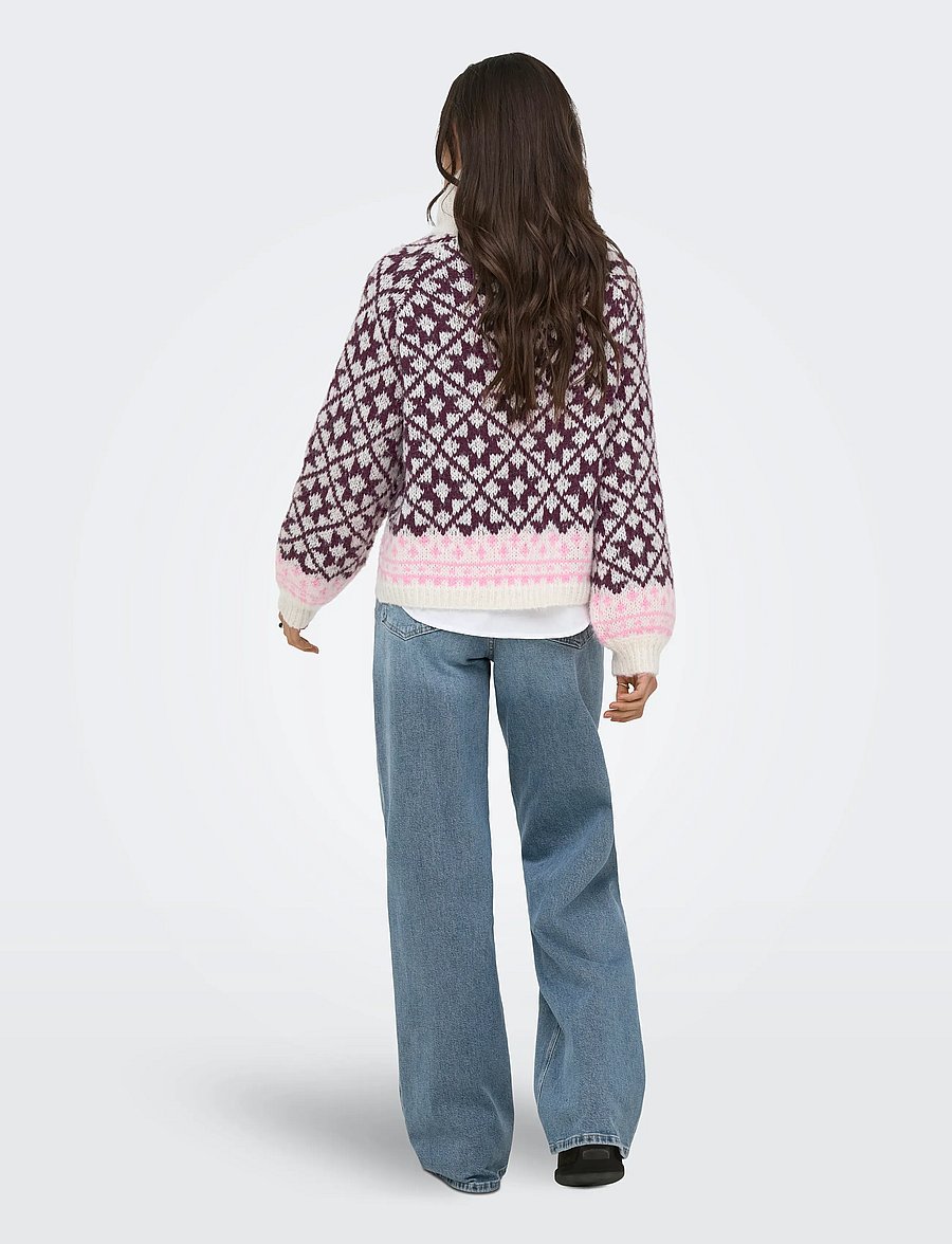 ONLY - ONLCARO LS ROLLNECK CC KNT - birch - 3
