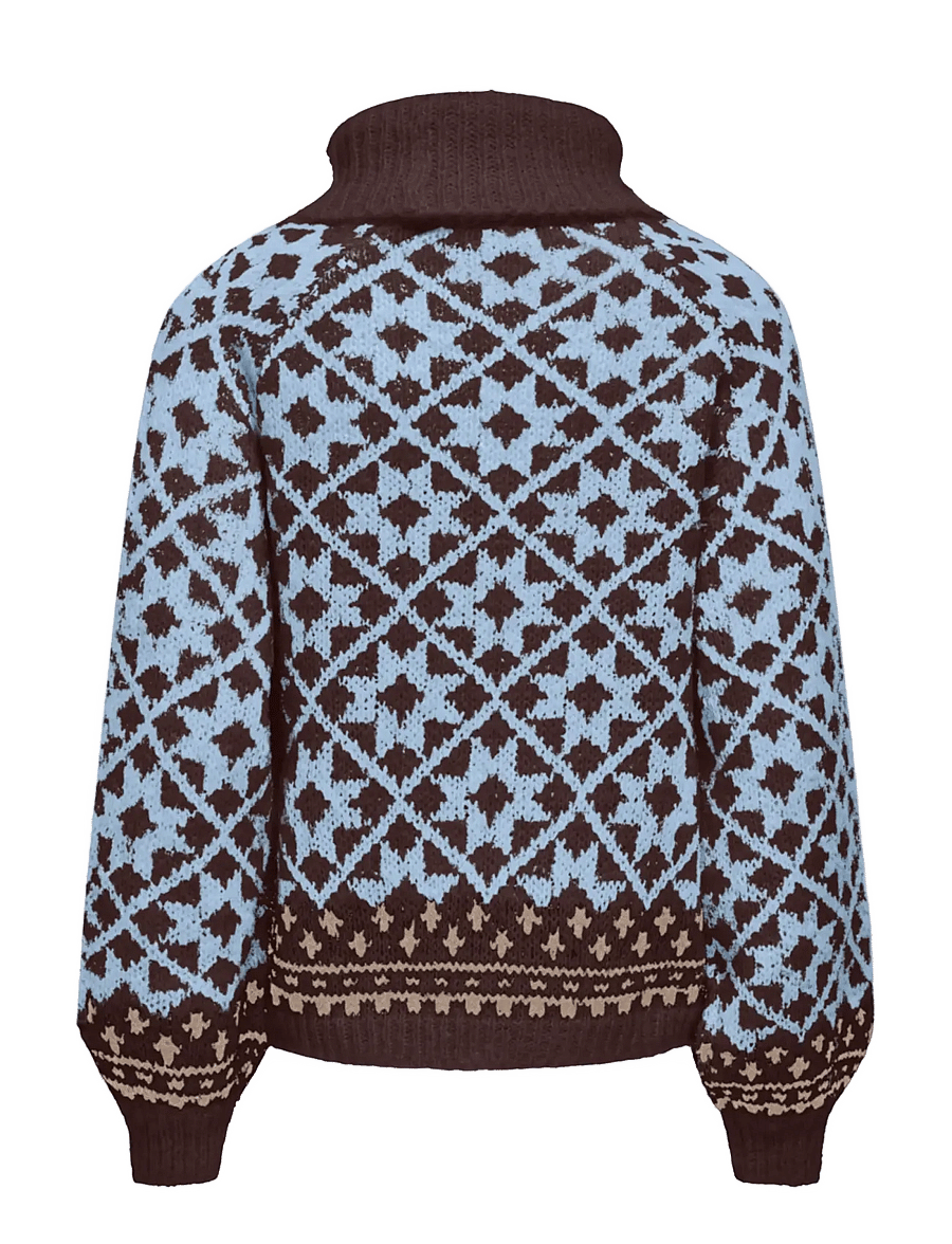 ONLY - ONLCARO LS ROLLNECK CC KNT - stickade tröjor - coffee bean - 2
