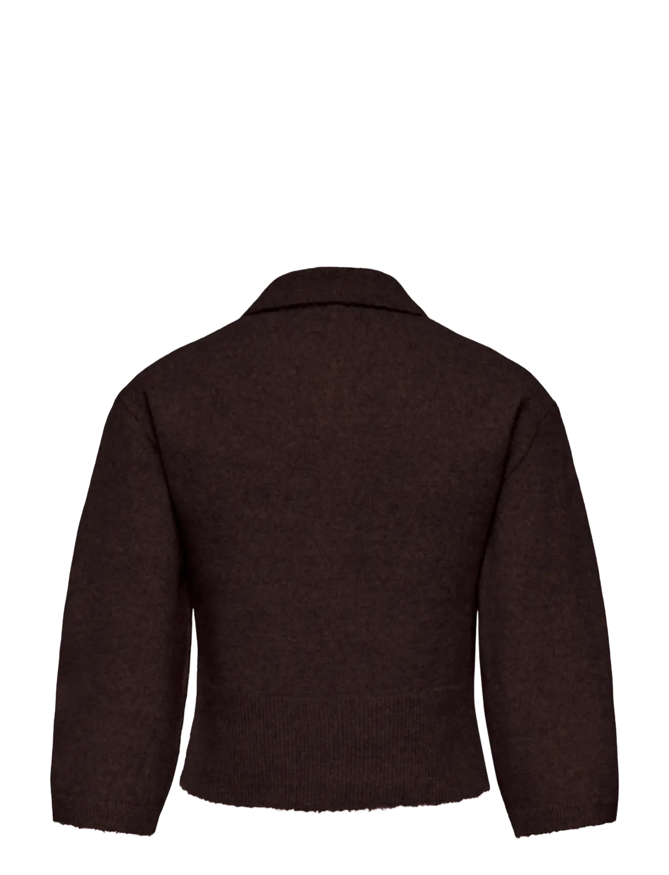 ONLY - ONLMACEY 3/4 POLO CARDIGAN NCA KNT - koftor - coffee bean - 2