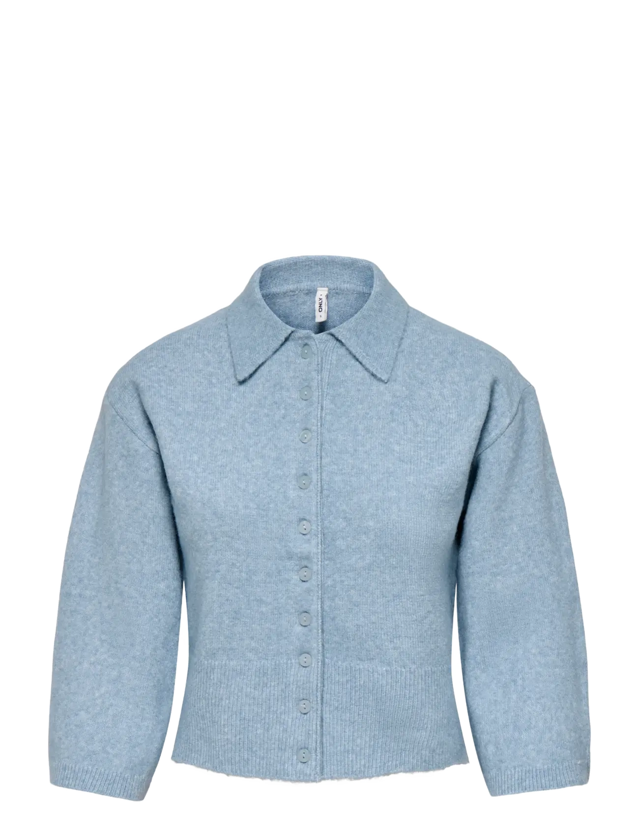 ONLY ONLMACEY 3/4 POLO CARDIGAN NCA KNT - Only - DUSTY BLUE / blue