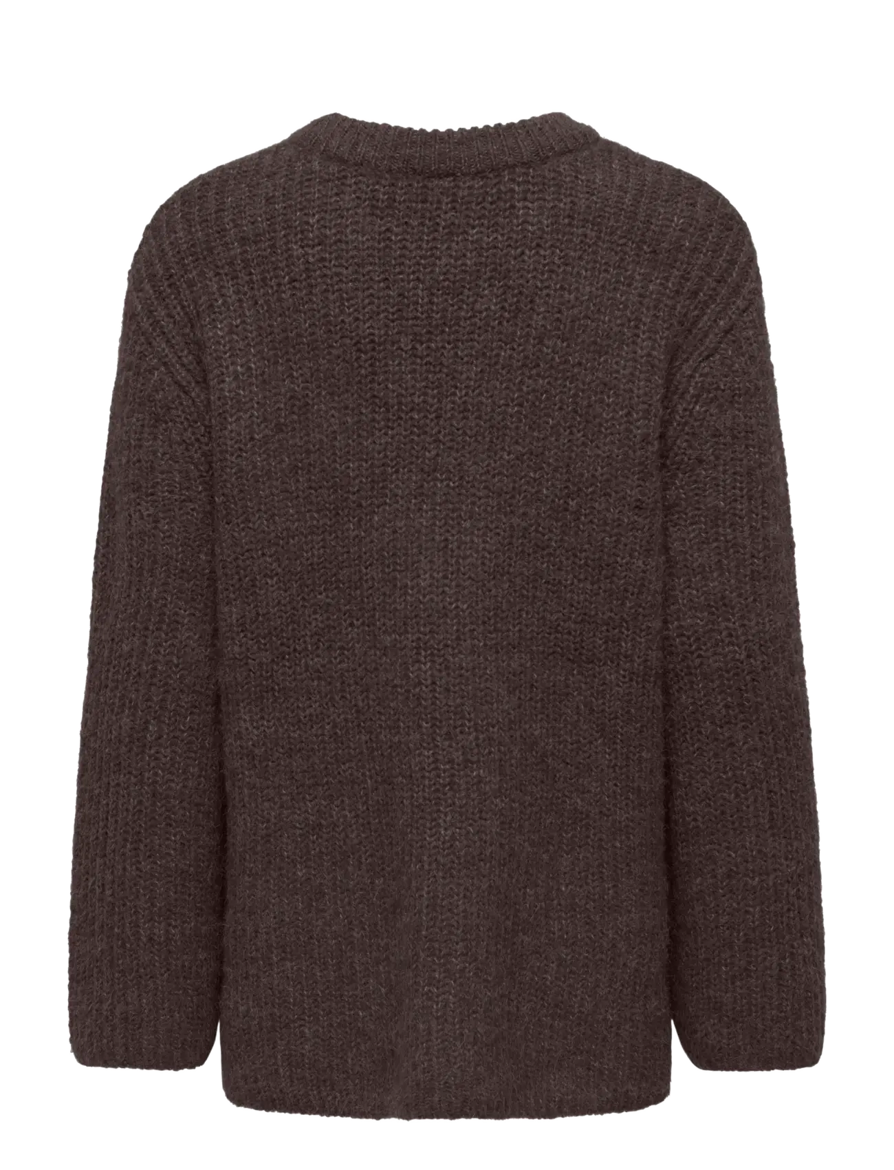 ONLY - ONLMAGGIE LS LONG O-NECK CC KNT - stickade tröjor - coffee bean - 1