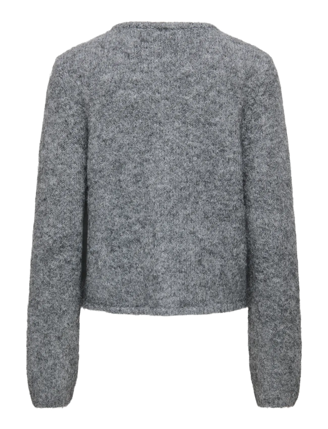 ONLY - ONLZAGGIE LS BUTTON CARDI CC KNT - dark grey melange - 2