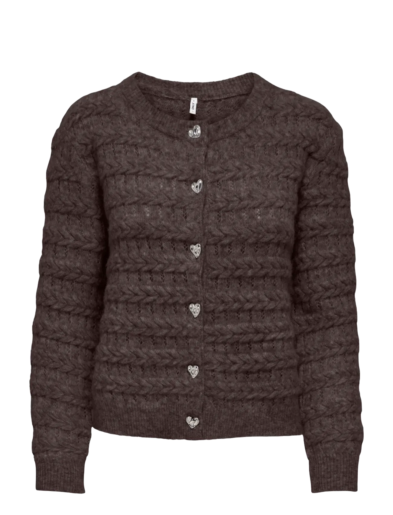 ONLY ONLCABALA LS CABEL CARDIGAN CC KNT - Koftor - COFFEE BEAN / brown