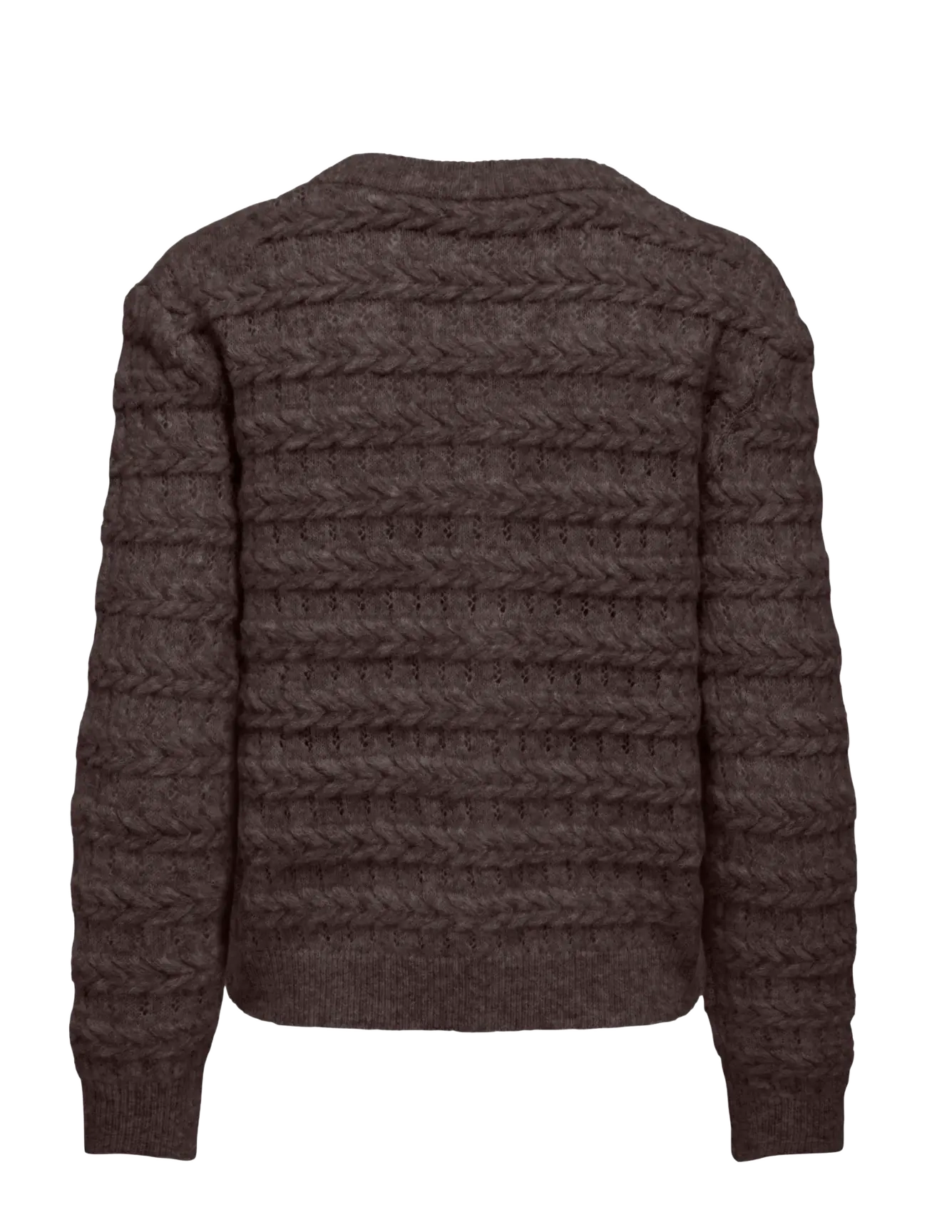 ONLY - ONLCABALA LS CABEL CARDIGAN CC KNT - koftor - coffee bean - 1