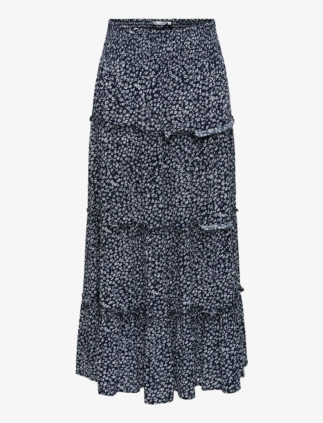 ONLY - ONLFERNANDA LIFE LAYRED LONG SKIRT NOOS - maxi nederdele - night sky - 1