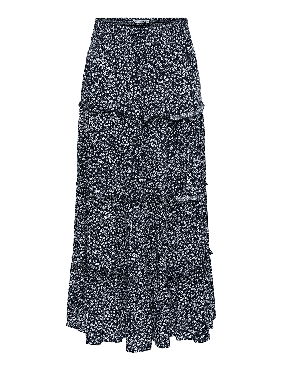 ONLY - ONLFERNANDA LIFE LAYRED LONG SKIRT NOOS - maksiseelikud - night sky - 1