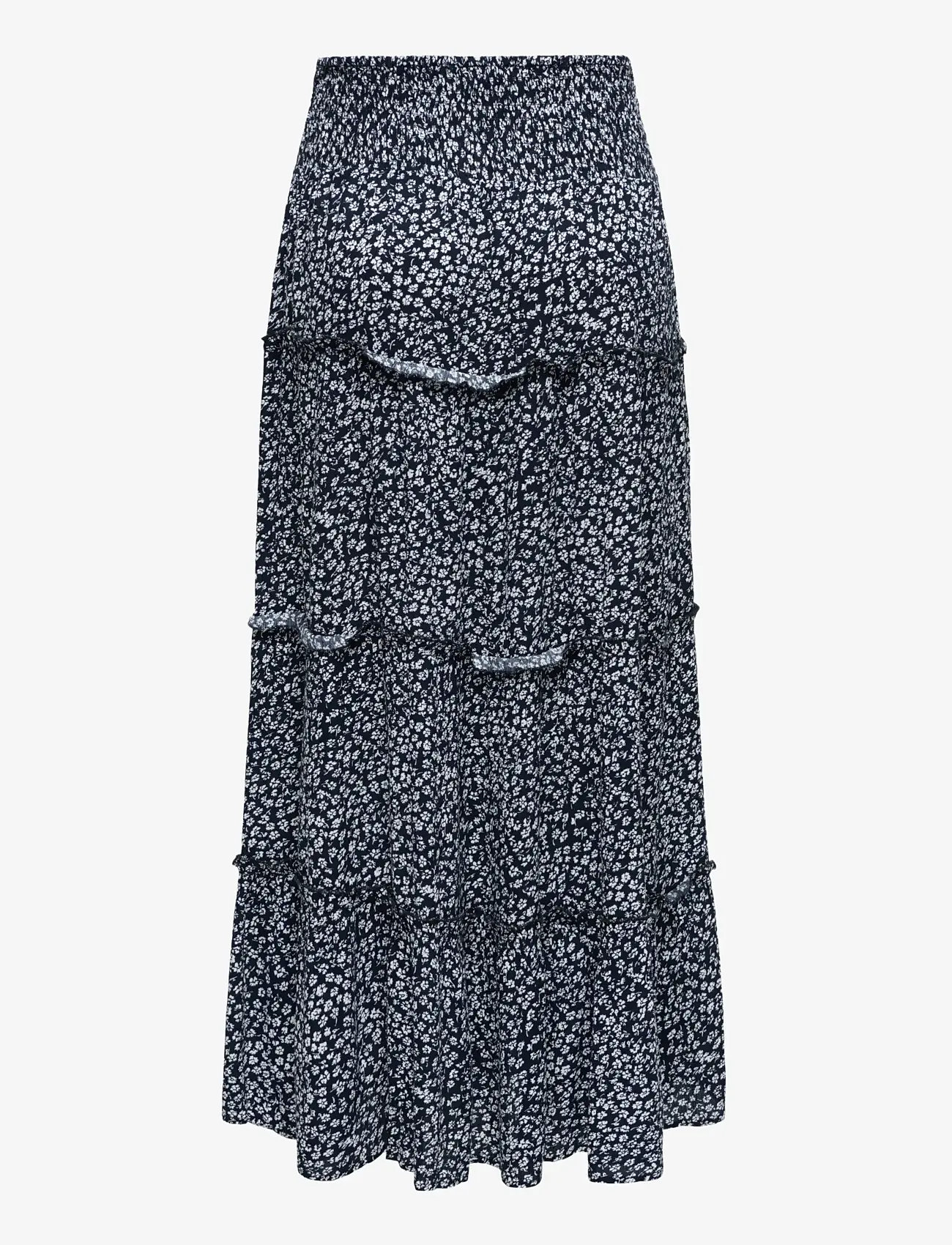 ONLY - ONLFERNANDA LIFE LAYRED LONG SKIRT NOOS - maxi nederdele - night sky - 2