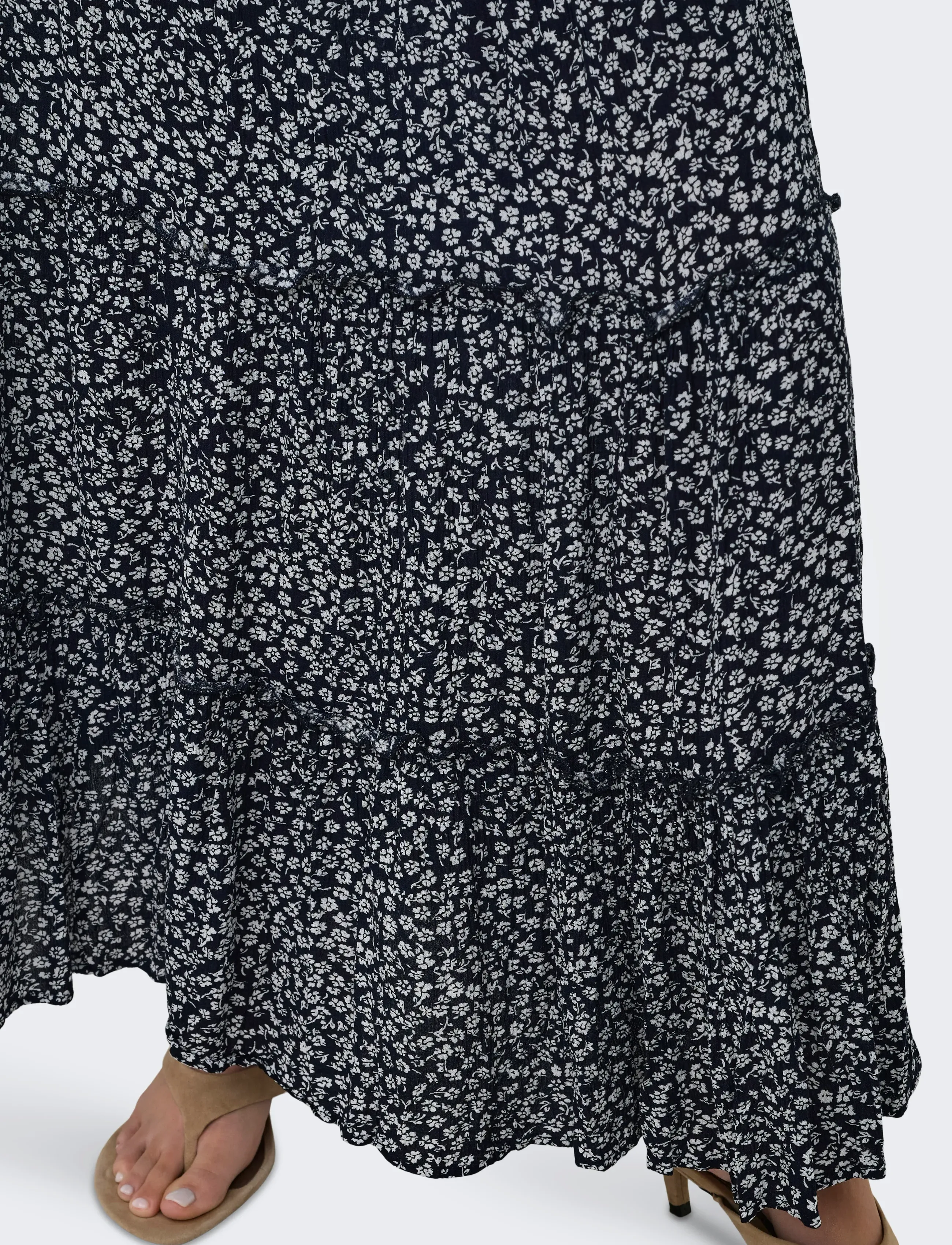 ONLY - ONLFERNANDA LIFE LAYRED LONG SKIRT NOOS - maksiseelikud - night sky - 5