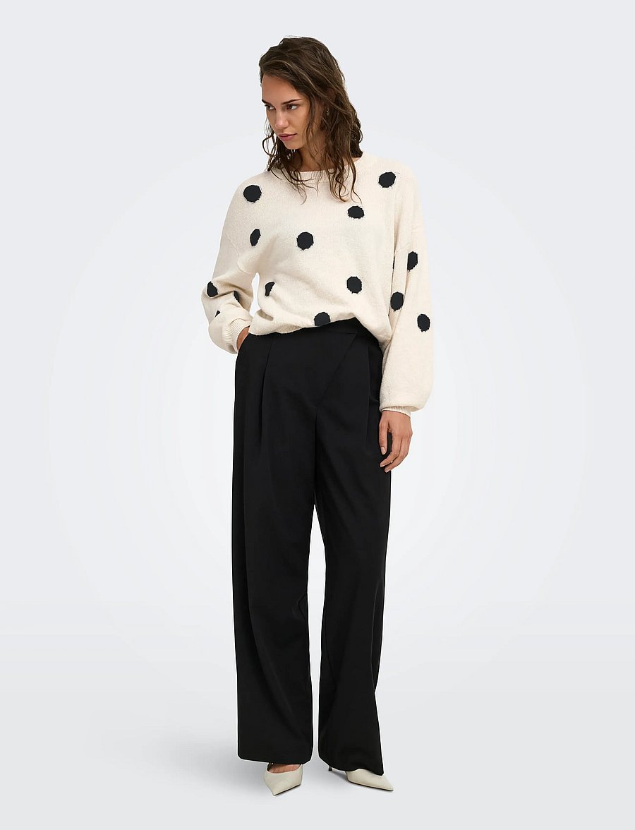 ONLY - ONLRICA LS DETAIL O-NECK CC KNT - pullover - birch - 4