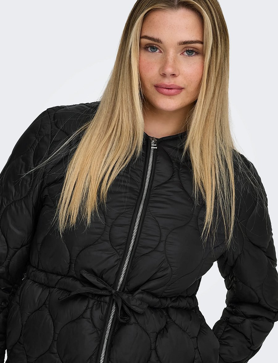 ONLY - ONLAMARA QUILTED JACKET OTW - steppjacken - black - 5