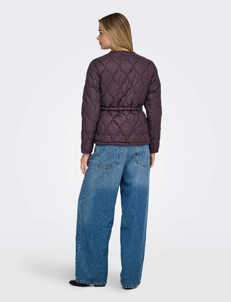 ONLY - ONLAMARA QUILTED JACKET OTW - quilted jackets - fudge - 3