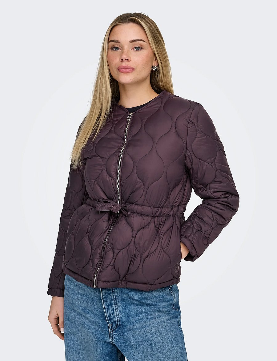 ONLY - ONLAMARA QUILTED JACKET OTW - quilted jackets - fudge - 5