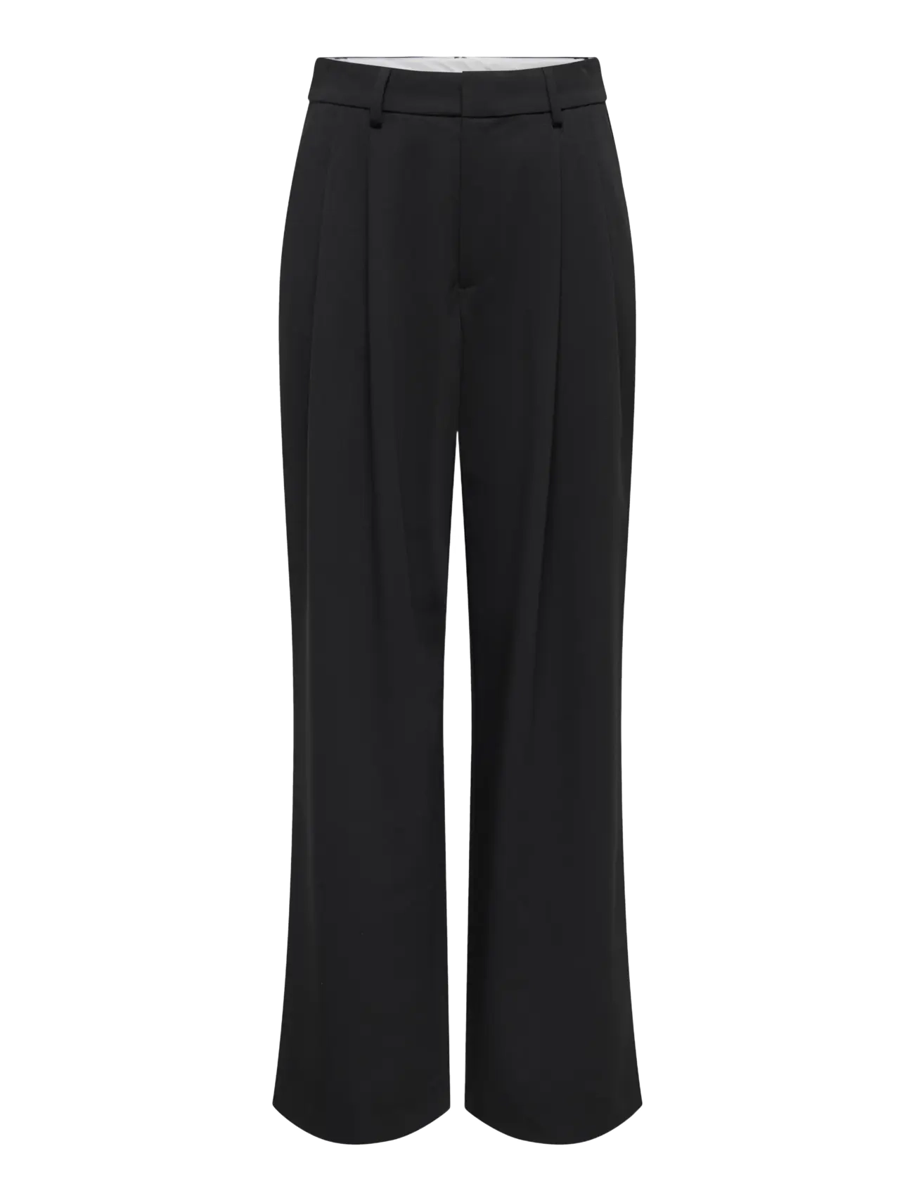 ONLY - ONLSONJA HW WIDE PLEAT PANT TLR NOOS - black - 1