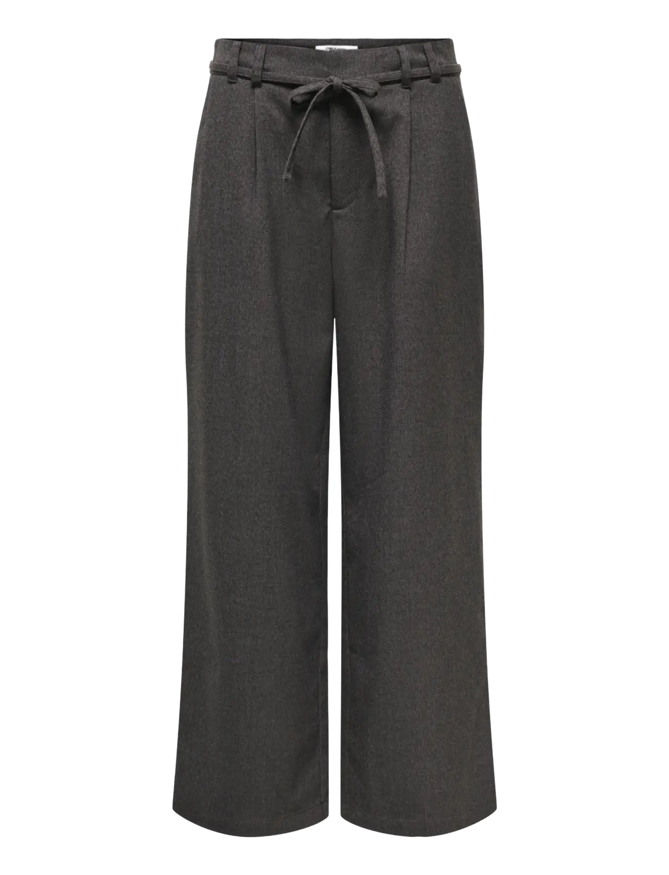 ONLY ONLBETTY HW WIDE STRING PANT TLR - Only - DARK GREY MELANGE / grey