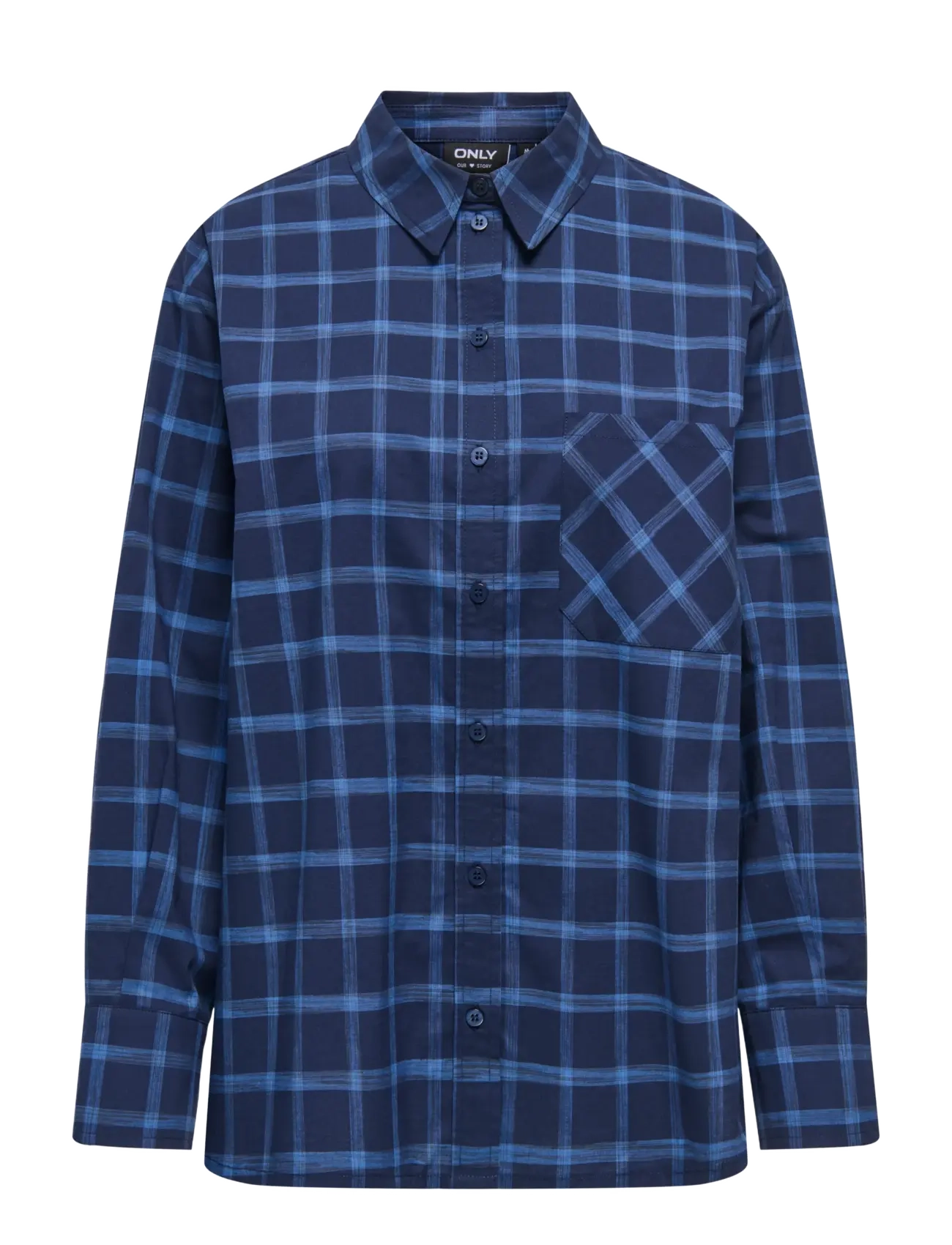 ONLY ONLTEA L/S SHIRT WVN - Söfn - NIGHT SKY / navy