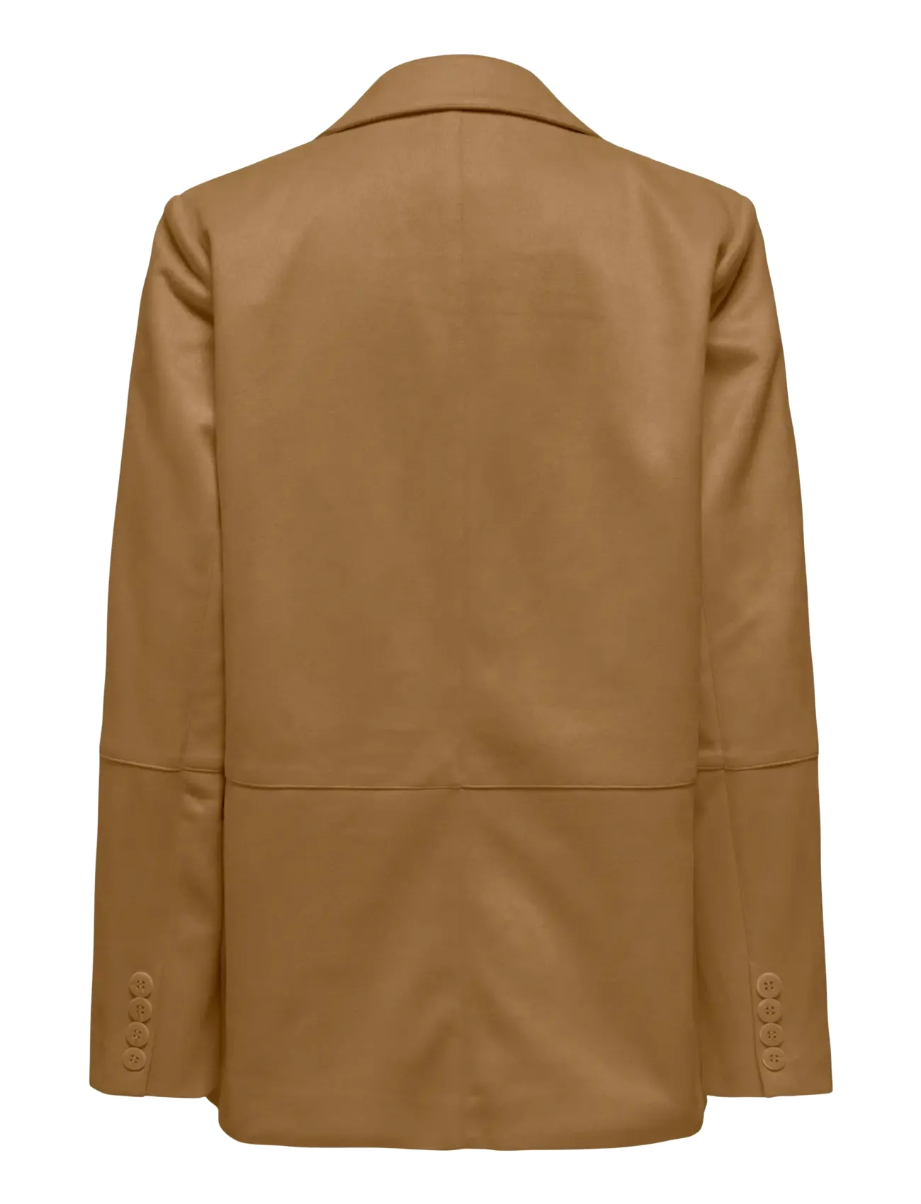 ONLY - ONLDIANE FAUX SUEDE BLAZER CC OTW - enkeltradede blazere - cognac - 1