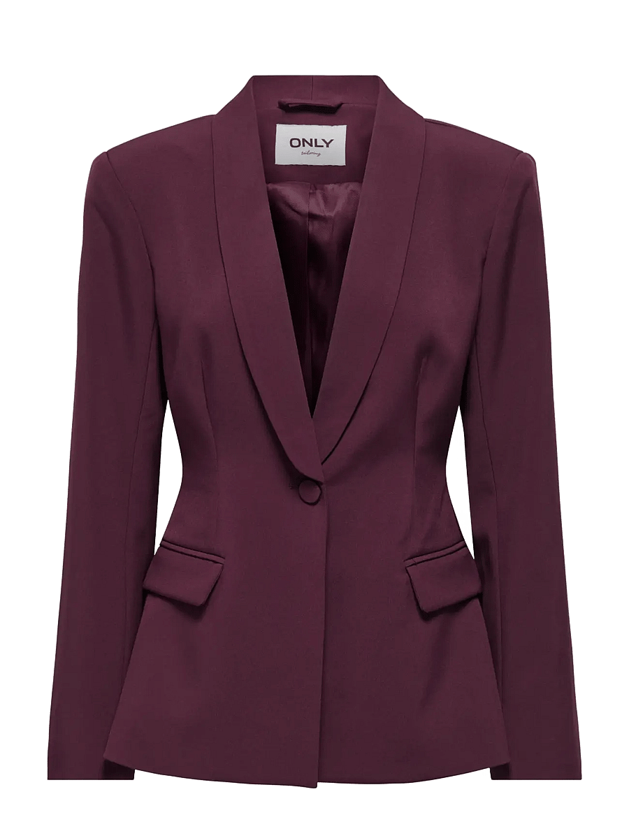 ONLY - ONLASTRID L/S SCULPTURE BLAZER CC TLR - winetasting - 1