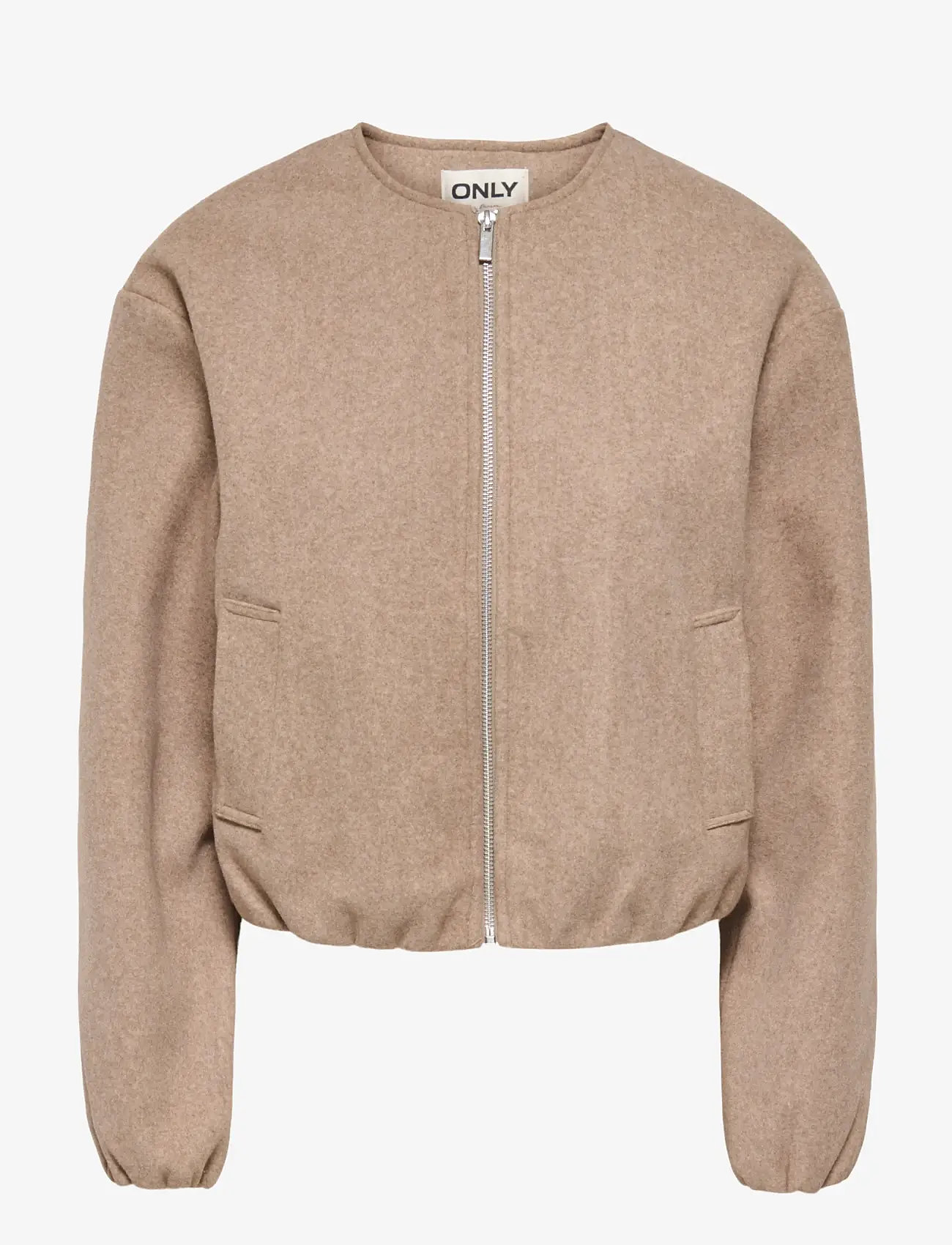 ONLY - ONLTRILLION L/S BALLOON BOMBER PNT NOOS - leichte jacken - mocha meringue - 1