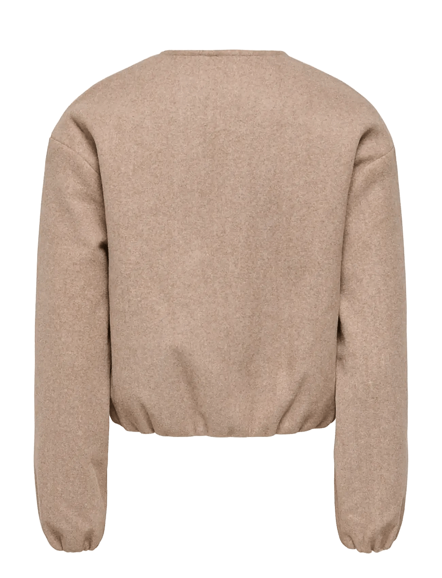 ONLY - ONLTRILLION L/S BALLOON BOMBER PNT NOOS - bomberjacken - mocha meringue - 2