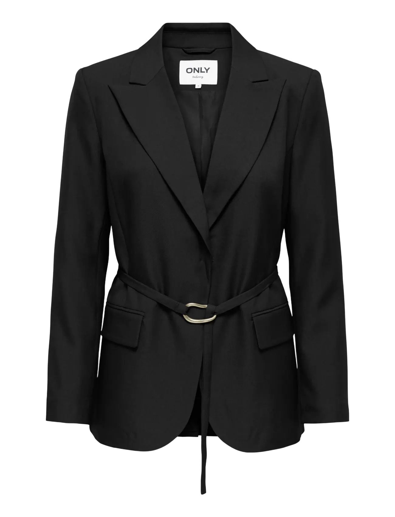 ONLY ONLLINDA L/S BELT BLAZER CC TLR - Üherealised pintsakud - BLACK / black