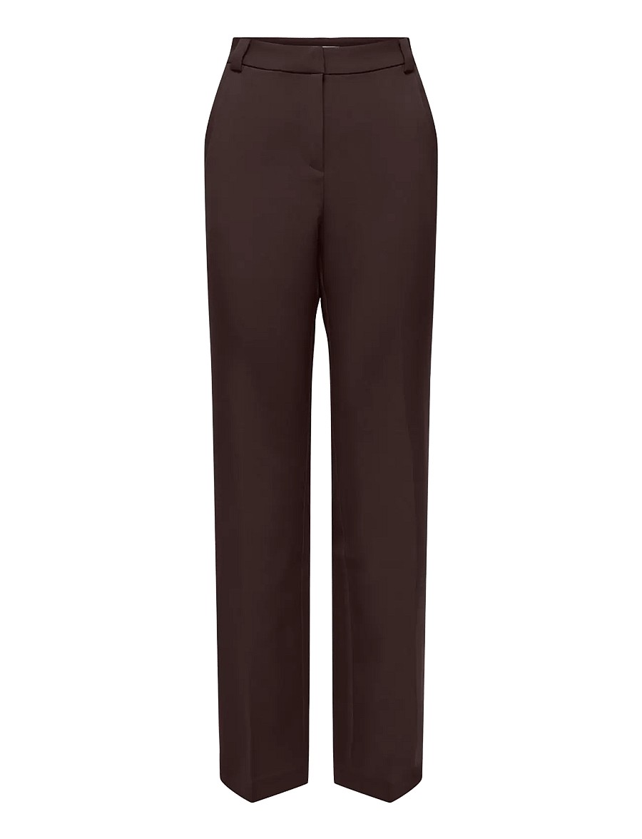 ONLY - ONLASTRID HW FLARED PANT CC TLR - schlaghosen - chocolate torte - 0