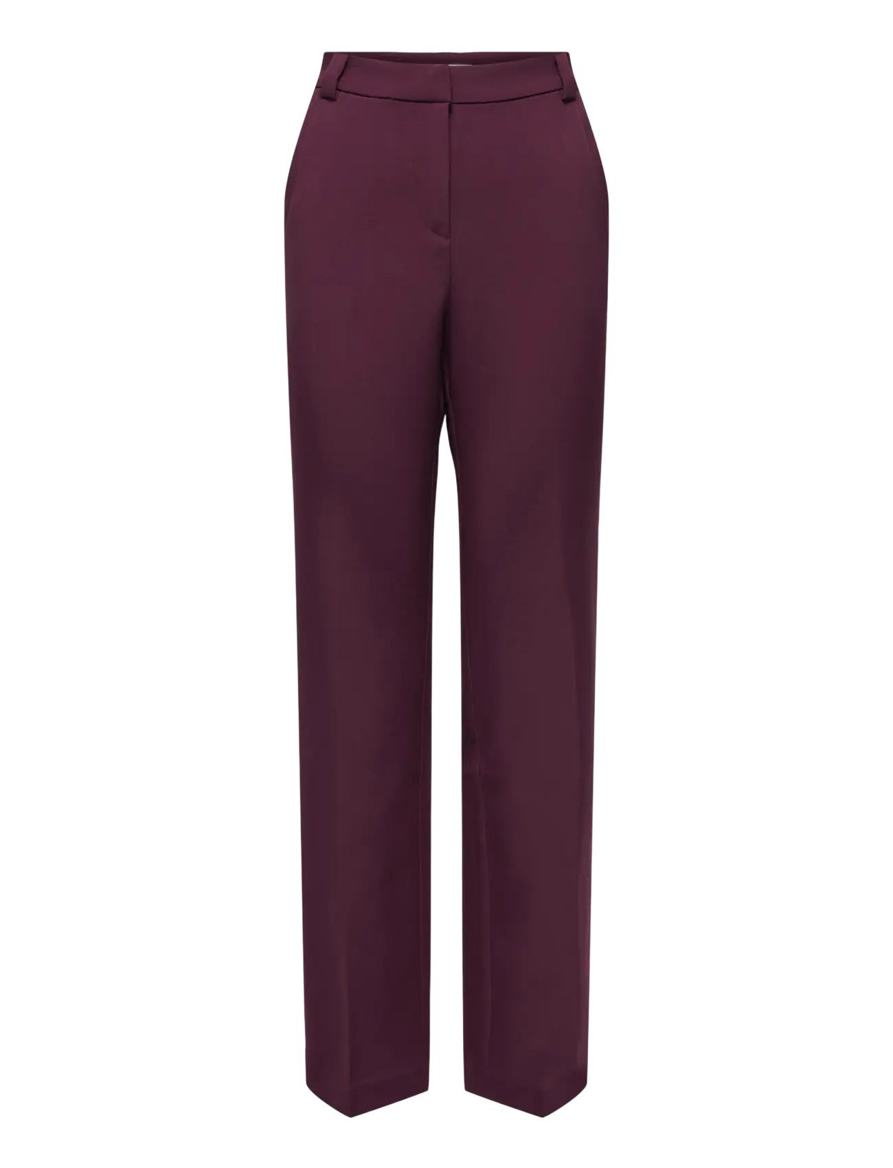ONLY - ONLASTRID HW FLARED PANT CC TLR - utsvängda byxor - winetasting - 1