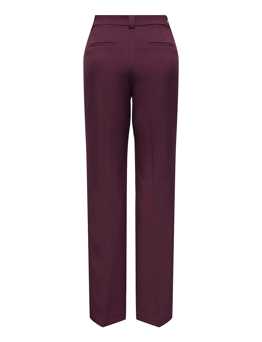 ONLY - ONLASTRID HW FLARED PANT CC TLR - utsvängda byxor - winetasting - 2