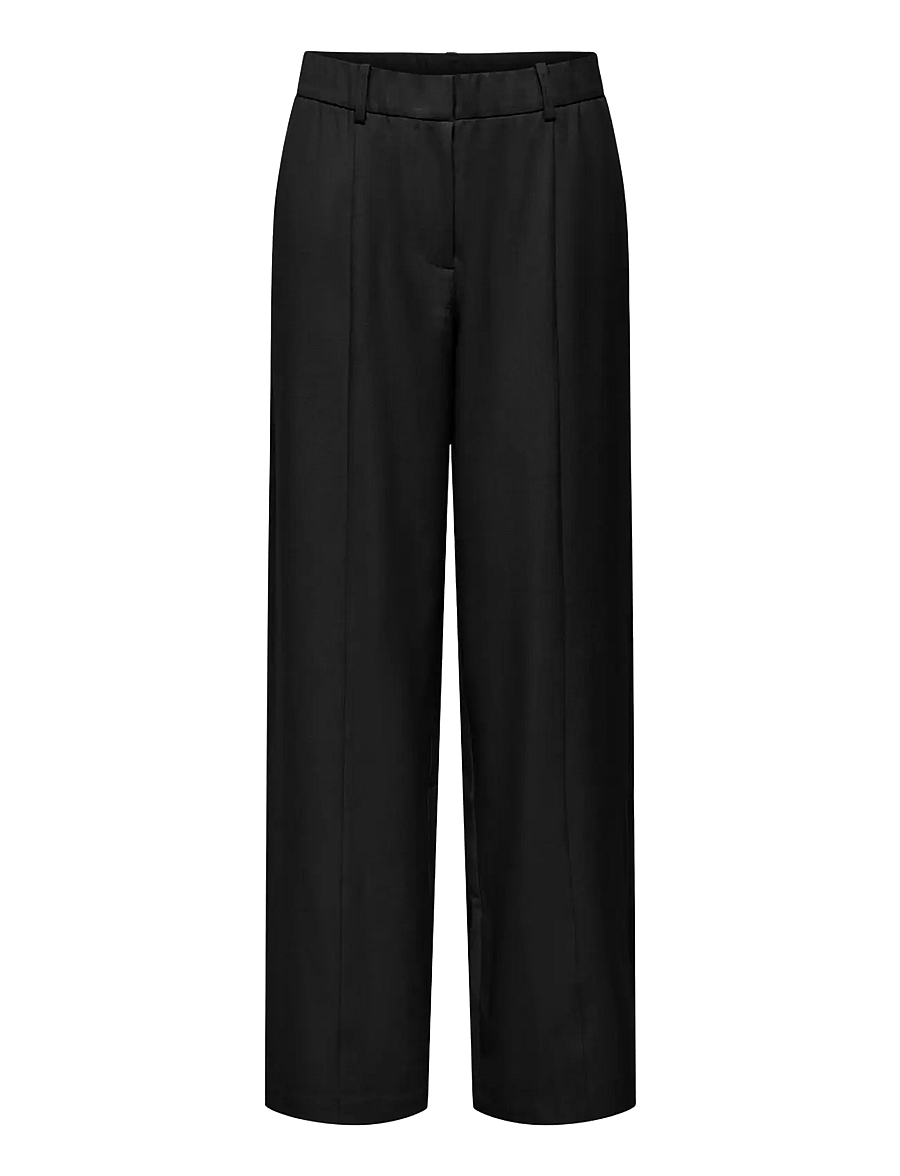ONLY - ONLLINDA MW WIDE PANT CC TLR - wide leg trousers - black - 0