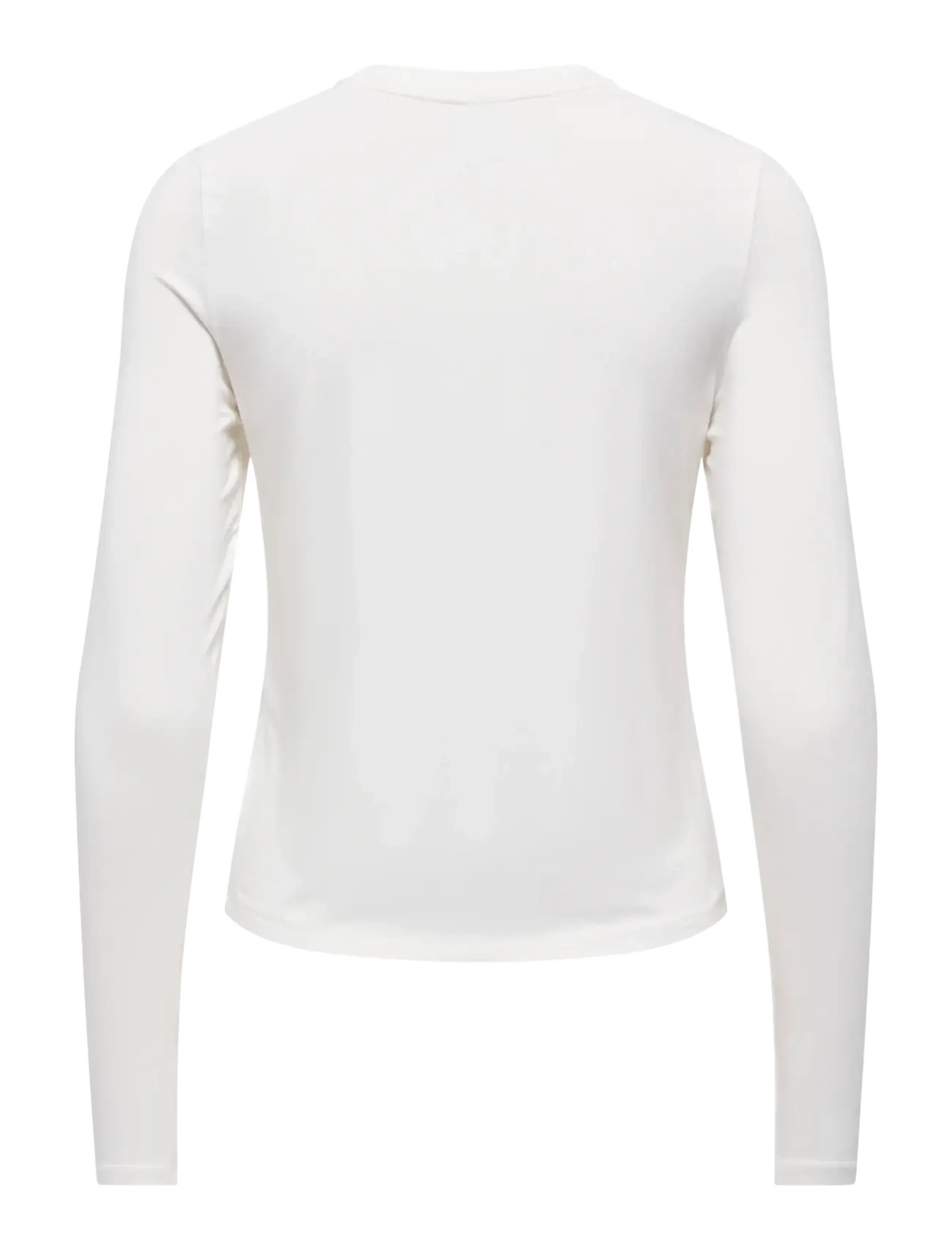 ONLY - ONLBAMBOO L/S O-NECK TOP JRS - cloud dancer - 2