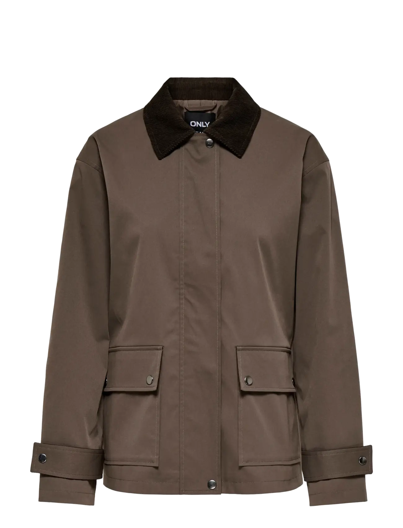ONLY ONLEVELYN MIX JACKET OTW - ONLY - CHOCOLATE MARTINI / silver