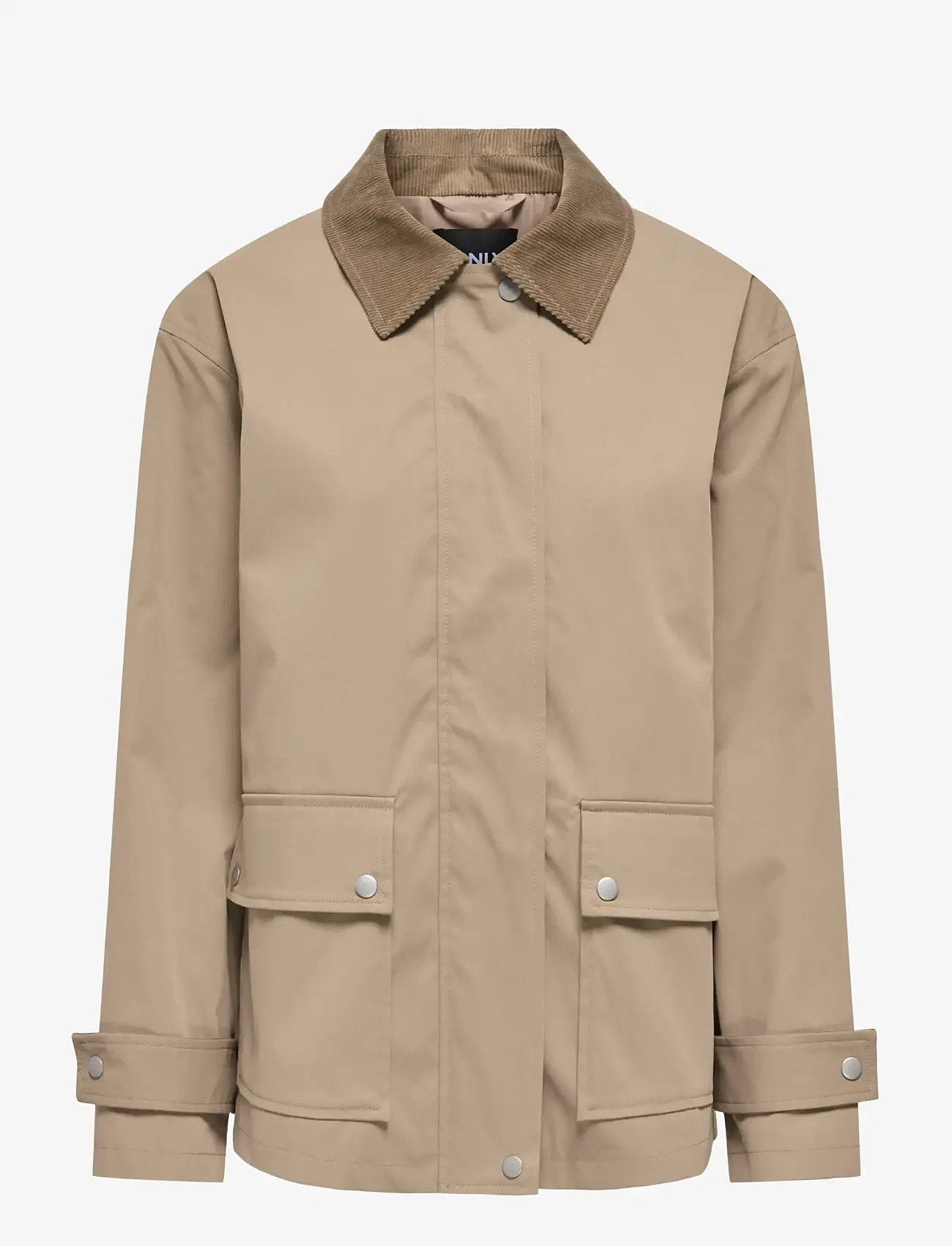 ONLY - ONLEVELYN MIX JACKET OTW - vårjackor - silver mink - 1